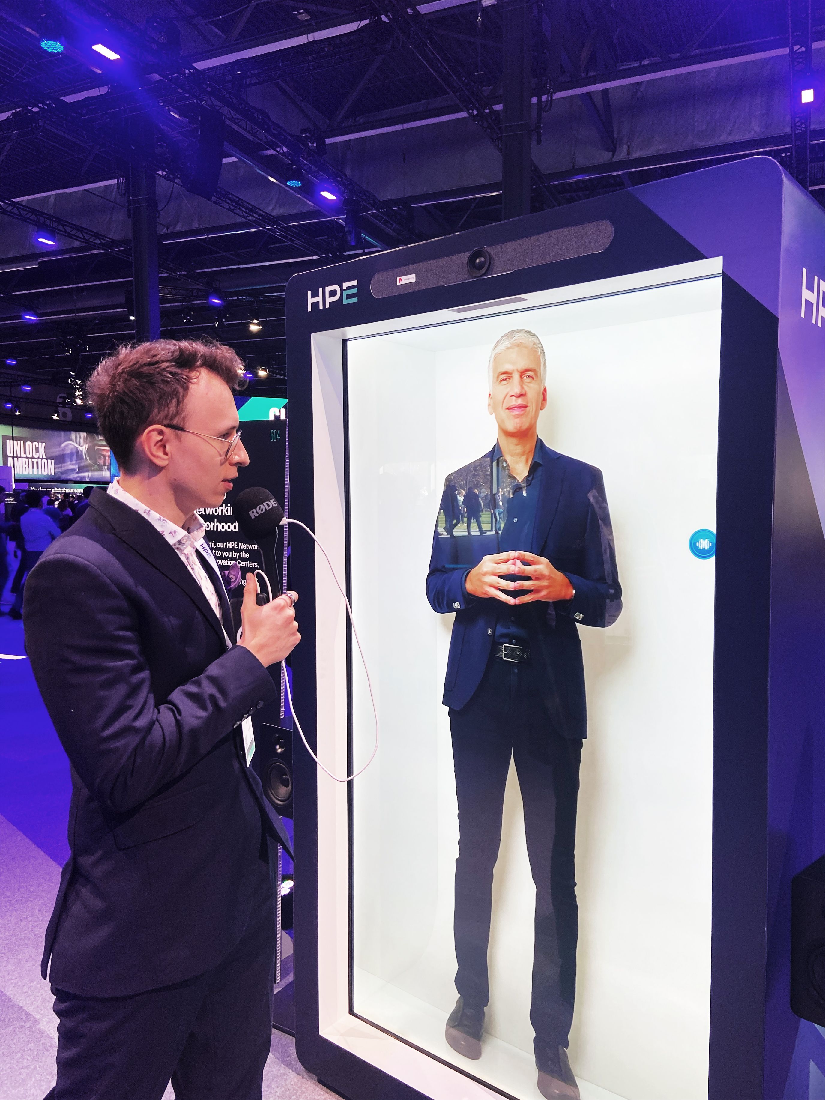 Lukasz "talking" to Rami Rahim