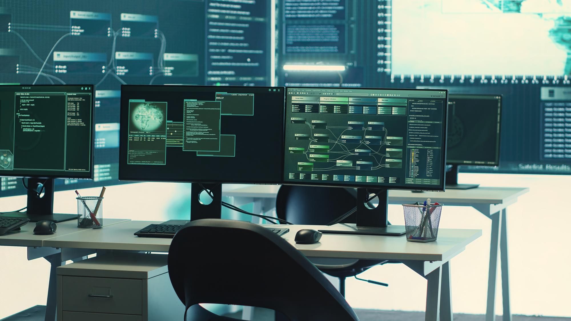 Advanced cyber surveillance room